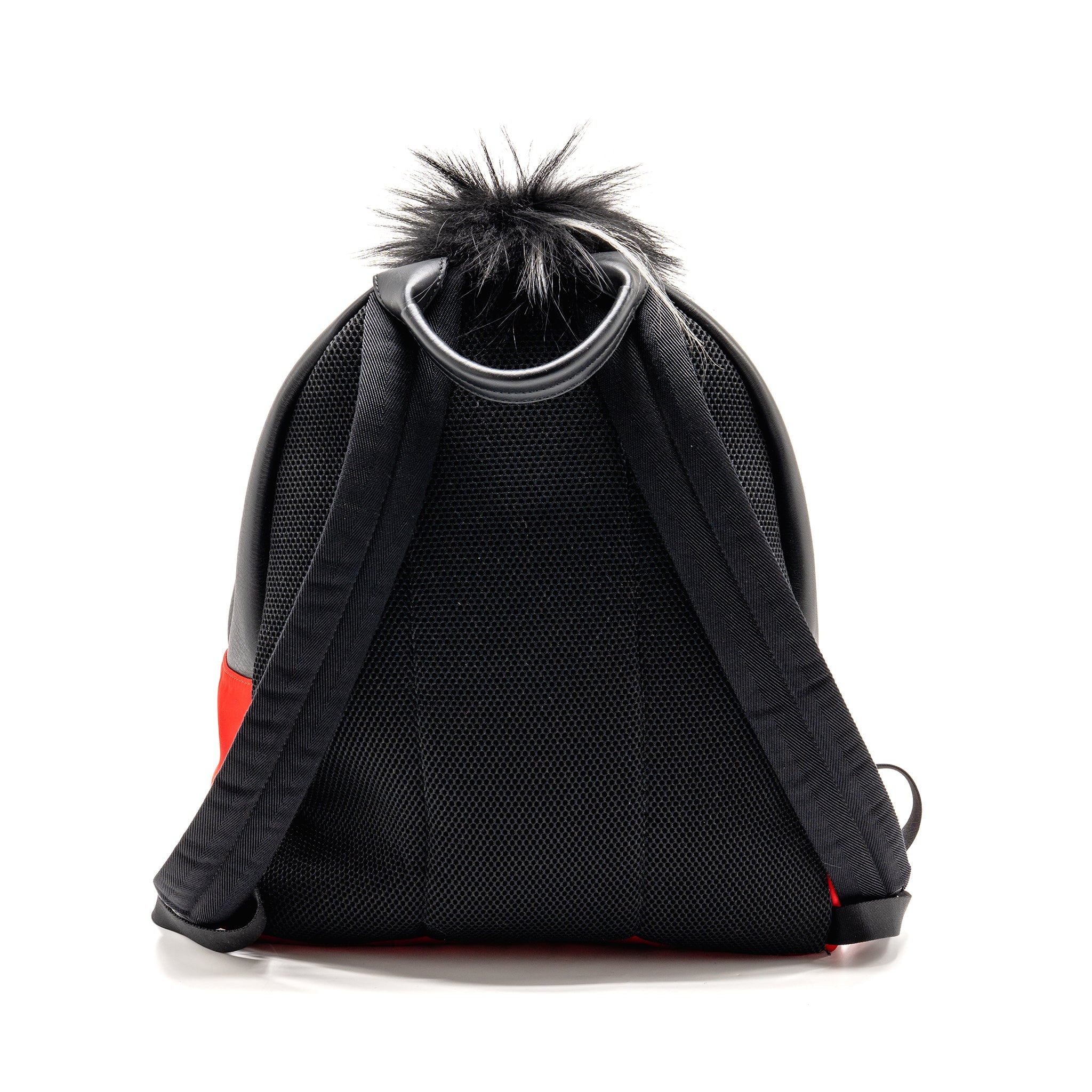FENDI MONSTER BACKPACK NYLON/LEATHER RED/MULTICOLOUR SHW