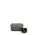 DIOR ROLLER MESSENGER BAG BLUE OBLIQUE JACQUARD SHW