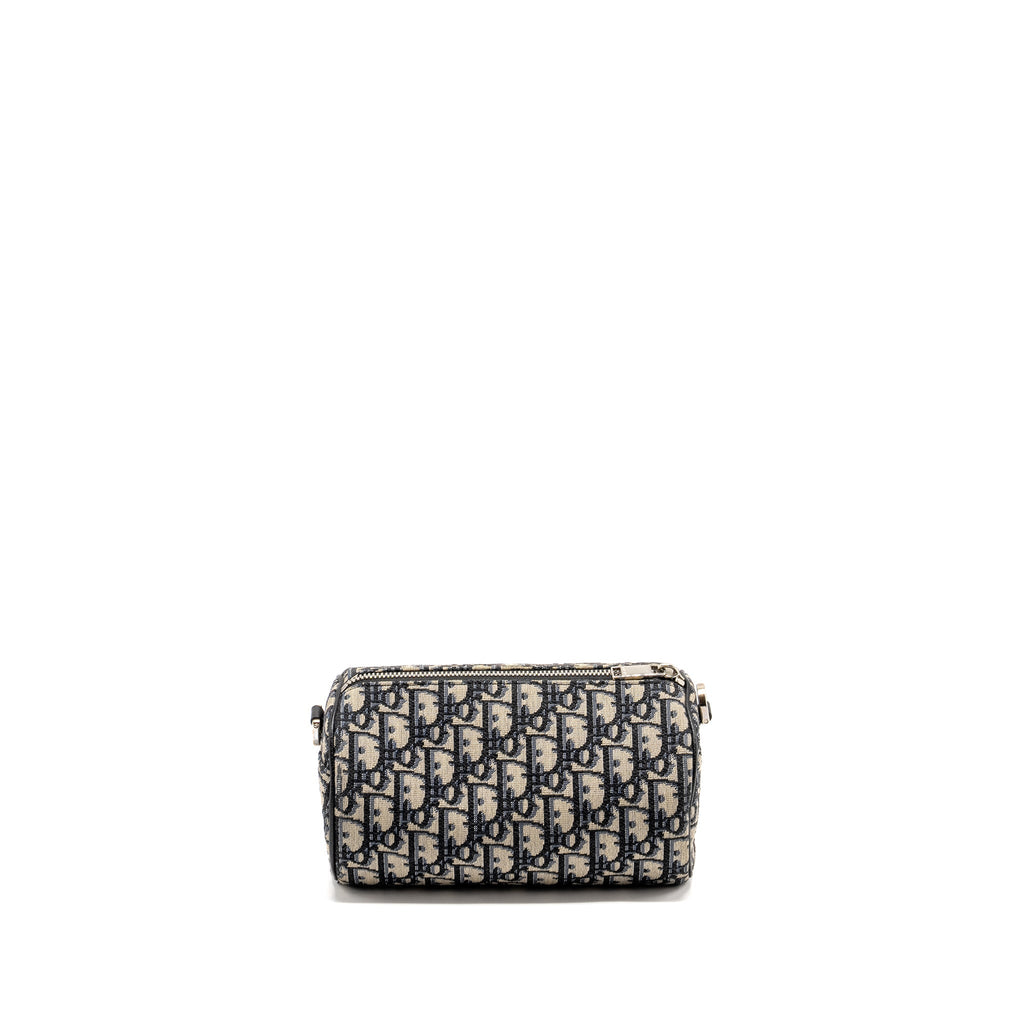 DIOR ROLLER MESSENGER BAG BLUE OBLIQUE JACQUARD SHW