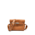 HERMES KELLY MESSENGER PM BAG EVERCOLOR GOLD SHW