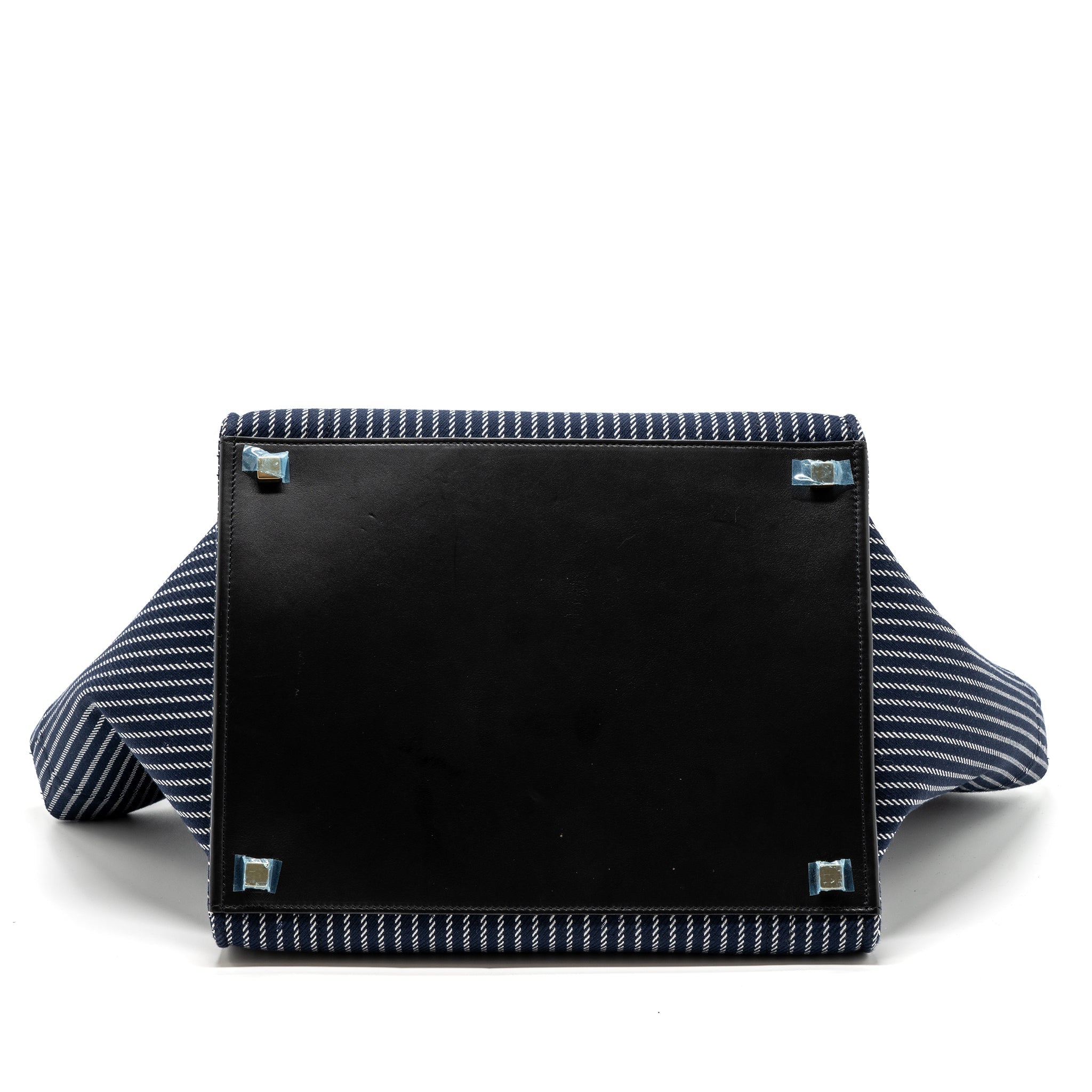 CELINE PHANTOM LUGGAGE BAG CANVAS /  LEATHER DARK BLUE / BLACK GHW