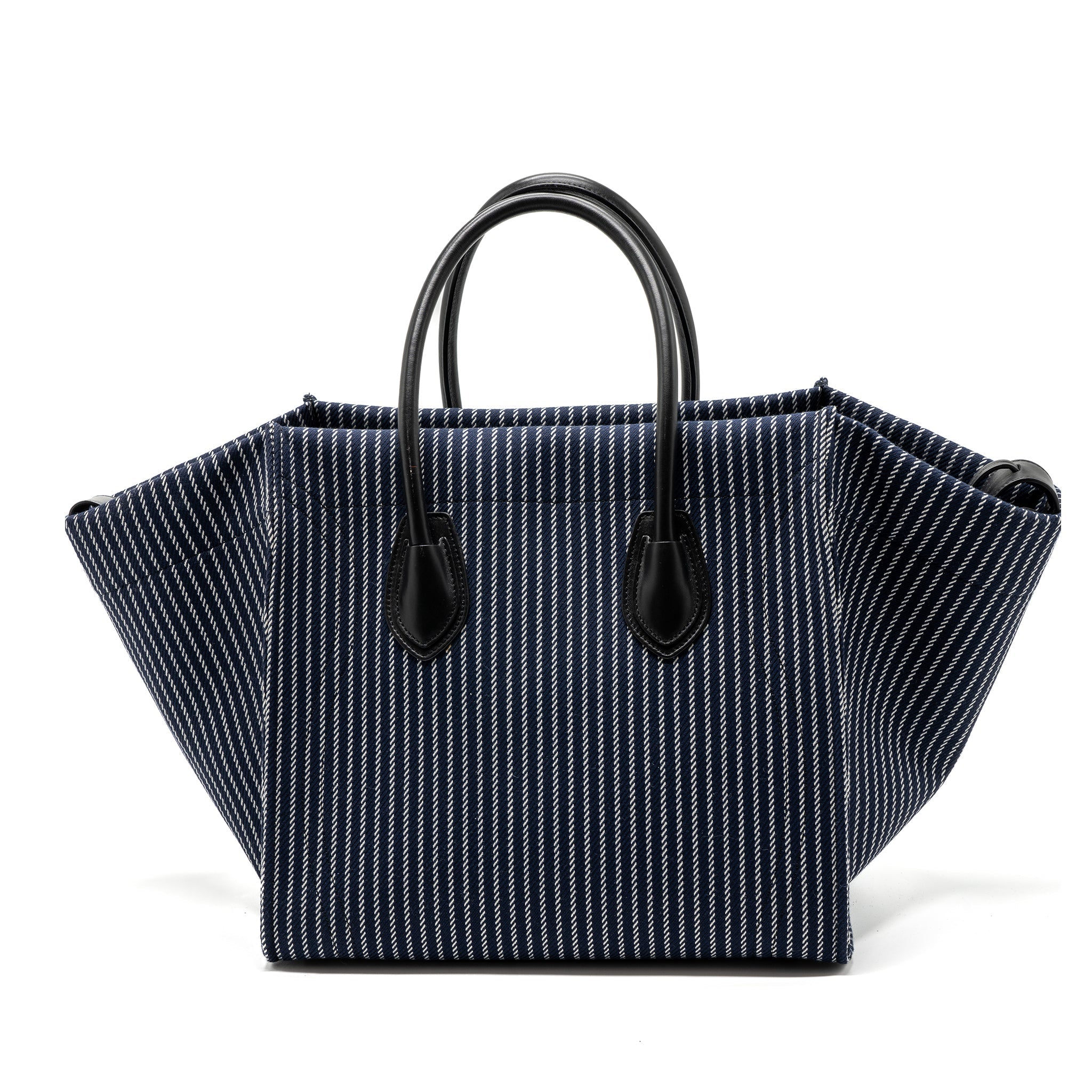 CELINE PHANTOM LUGGAGE BAG CANVAS /  LEATHER DARK BLUE / BLACK GHW