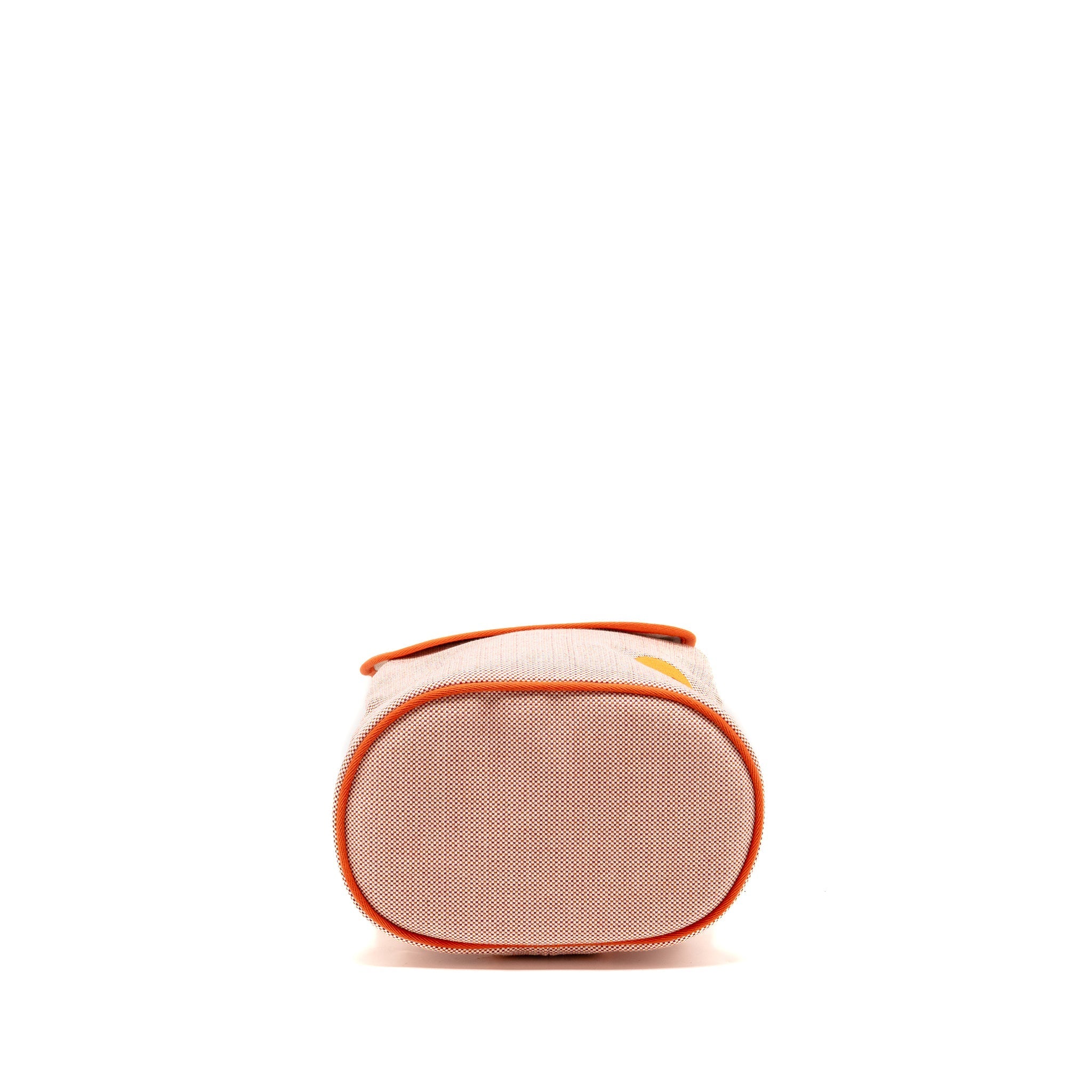 HERMES LES CABANES BACKPACK CANVAS PINK / ORANGE