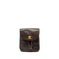 CHANEL VINTAGE FLAP BACKPACK CAVIAR BROWN GHW