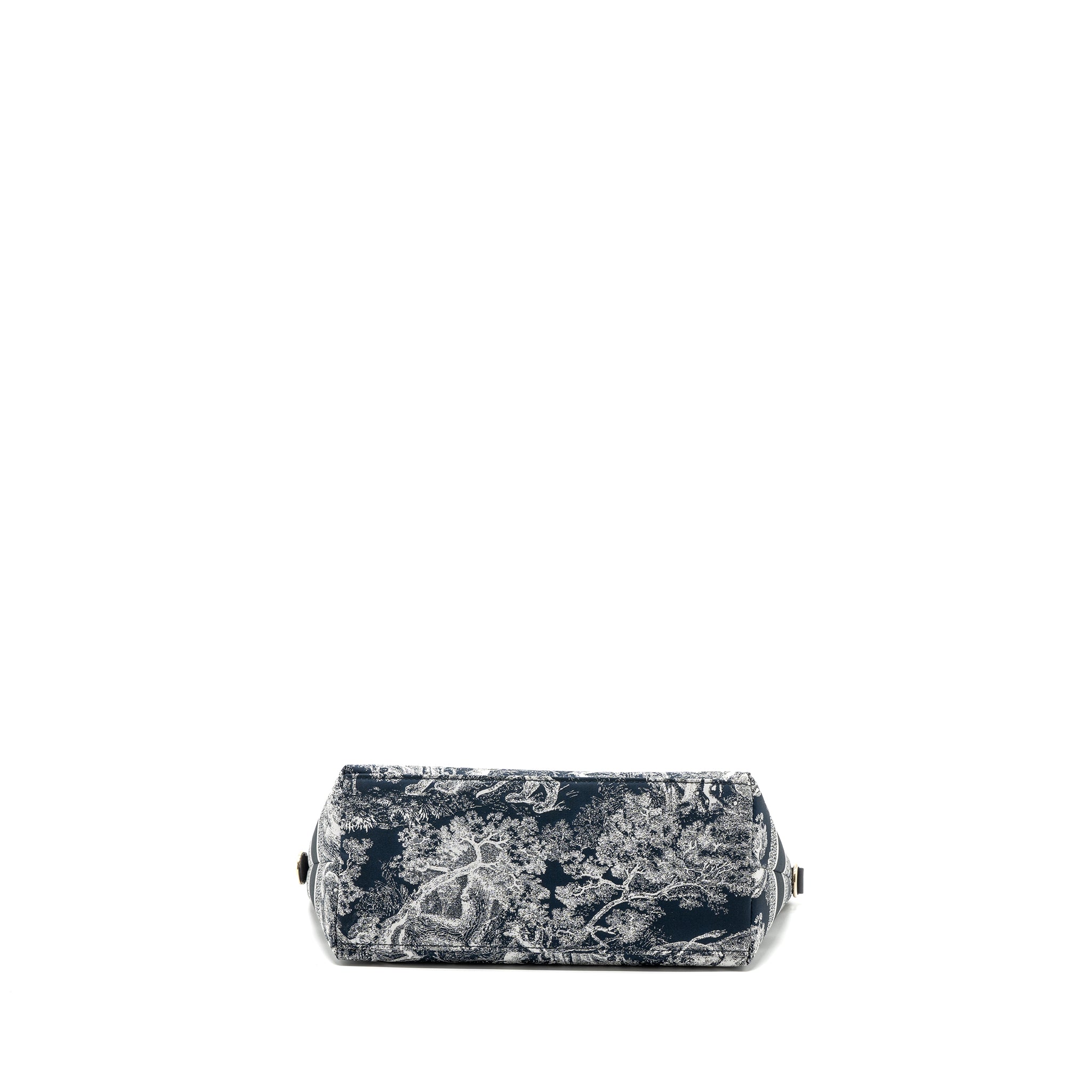 DIOR MEDIUM DIOR TRAVEL NOMAD POUCH FABRIC NAVY GHW