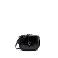 GUCCI MESSENGER CROSSBODY BAG PATENT BLACK LGHW