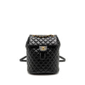 CHANEL URBAN SPIRIT FLAP BACKPACK LAMBSKIN BLACK GHW