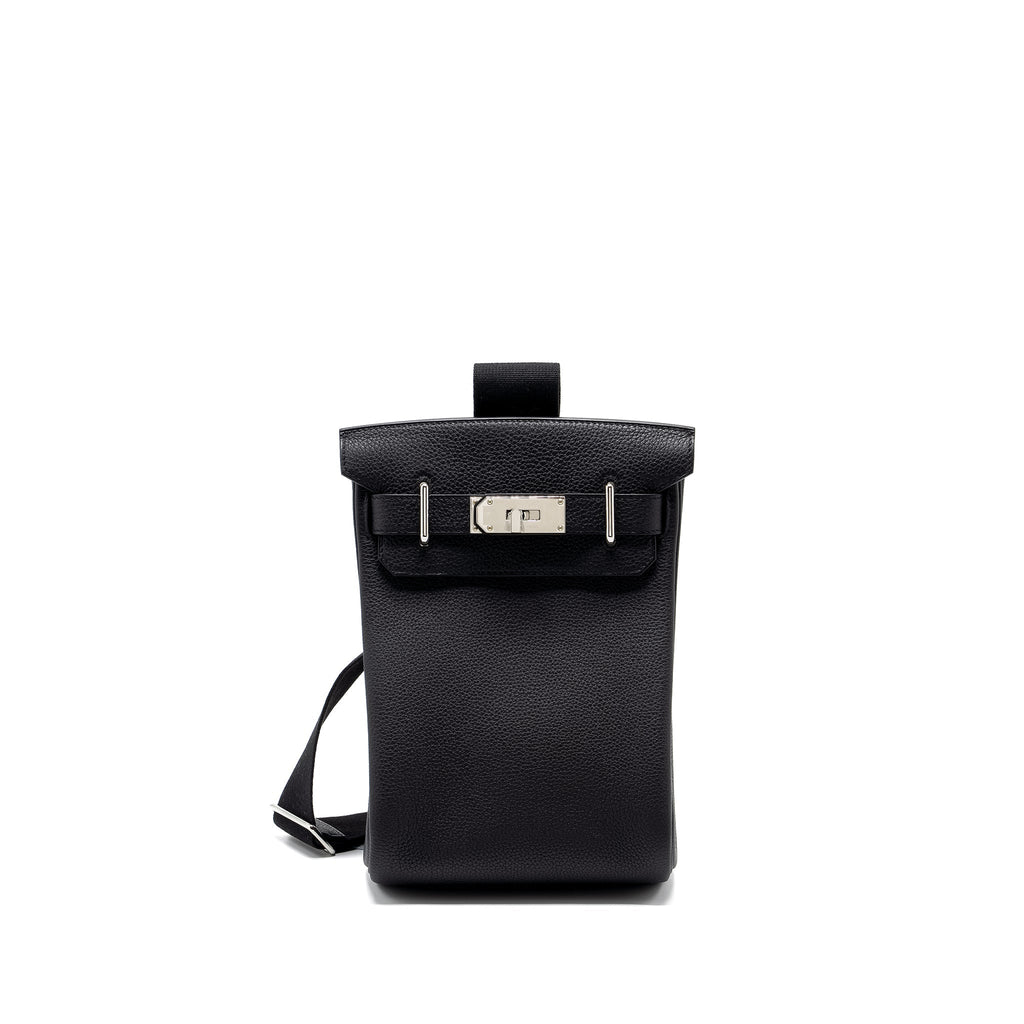 HERMES HAC A DOS PM BACKPACK TOGO BLACK SHW