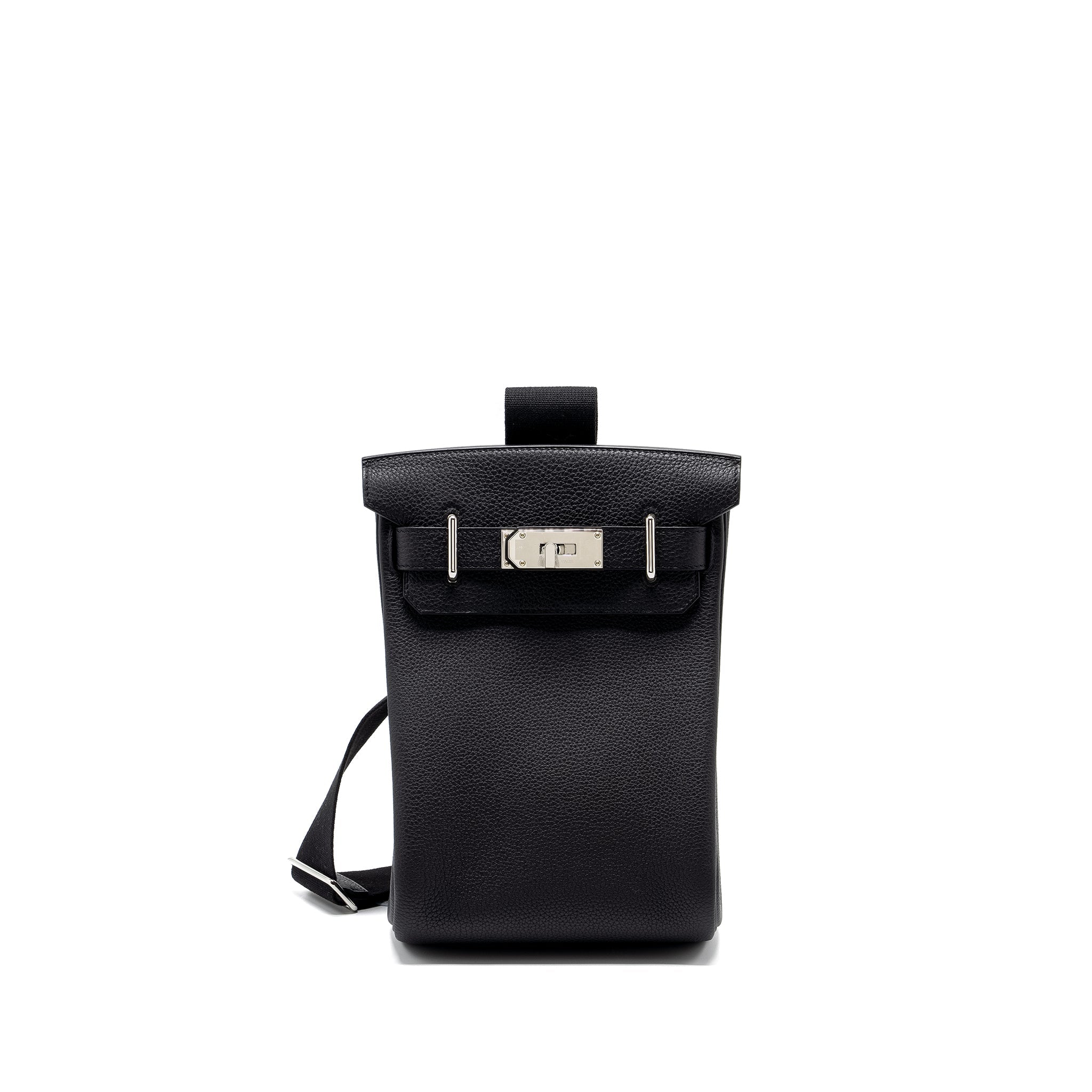 HERMES HAC A DOS PM BACKPACK TOGO BLACK SHW