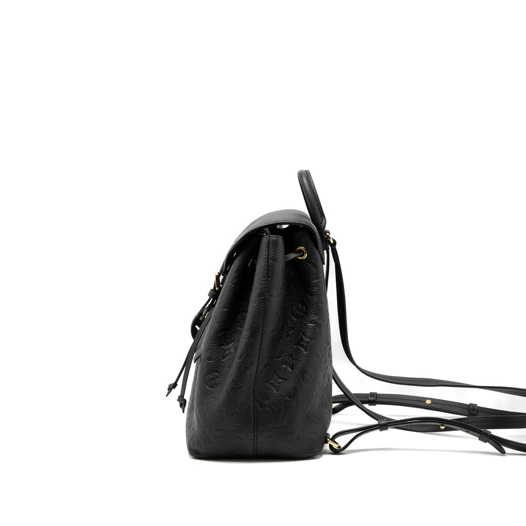 LOUIS VUITTON MONTSOURIS BACKPACK MONOGRAM EMPREINTE BLACK GHW (NEW VERSION)