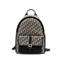 DIOR MEN’S BACKPACK DIOR OBLIQUE CANVAS / CALFSKIN BLUE / BLACK SHW