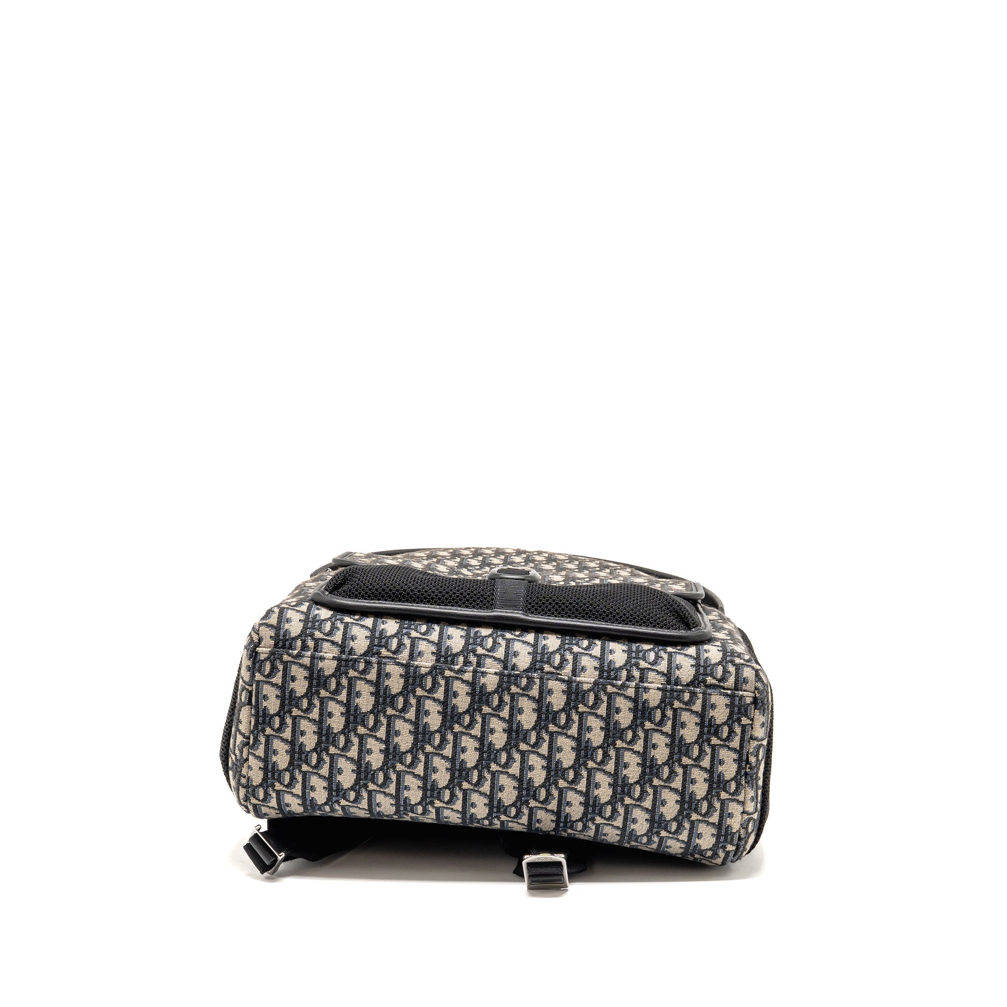 DIOR MEN’S BACKPACK DIOR OBLIQUE CANVAS / CALFSKIN BLUE / BLACK SHW