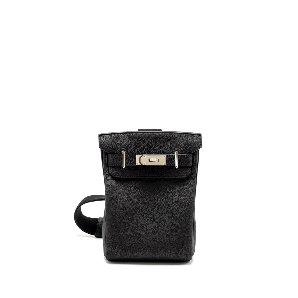 HERMES HAC A DOS PM BACKPACK TOGO BLACK SHW