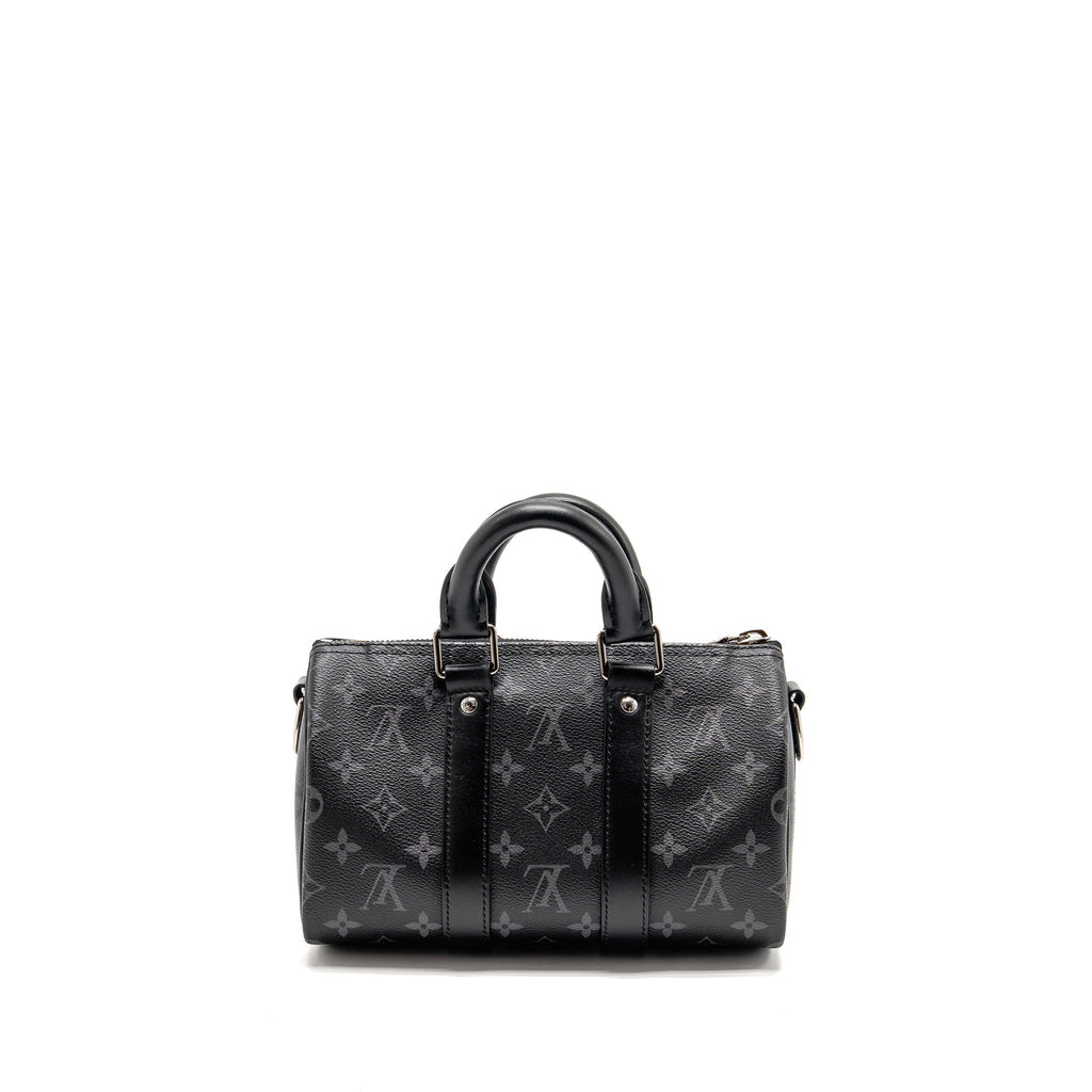 LOUIS VUITTON KEEPALL BANDOULIERE 25 MONOGRAM ECLIPSE SHW