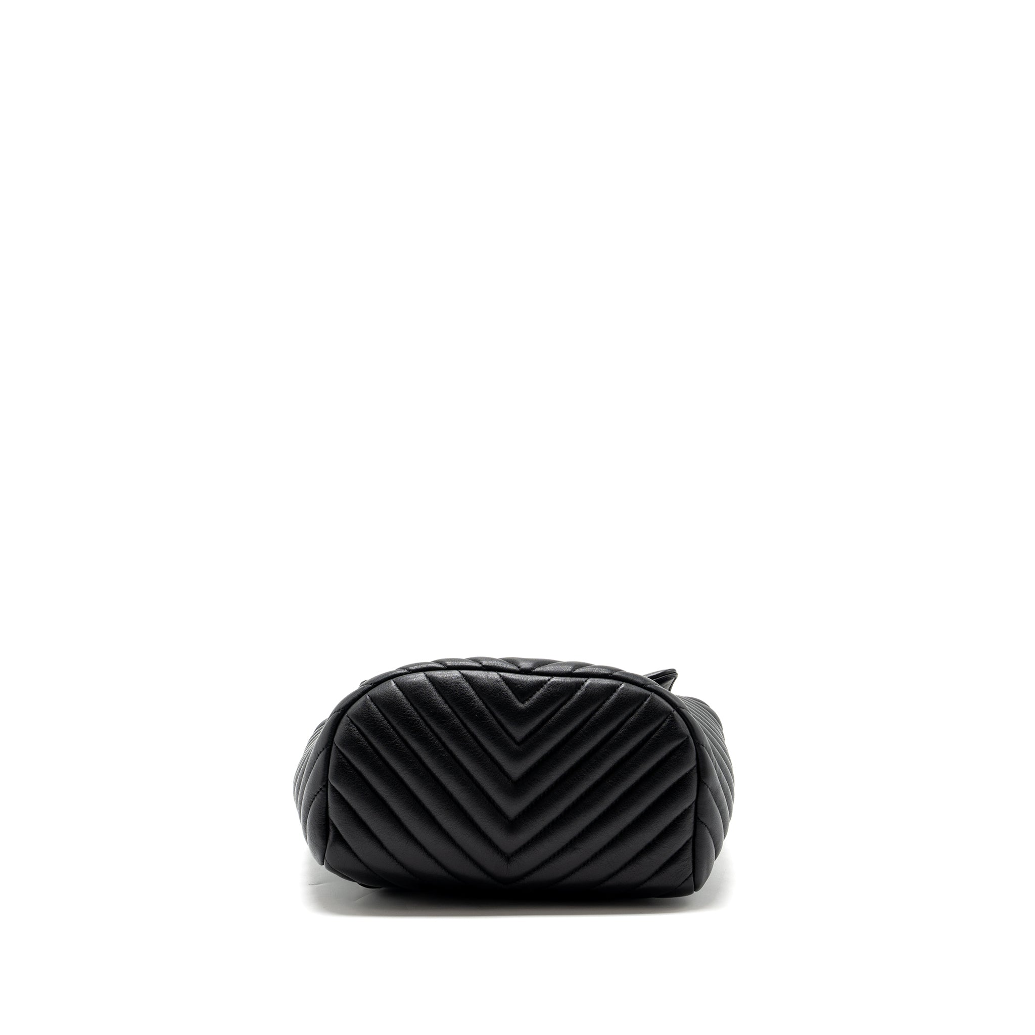 CHANEL SMALL URBAN SPIRIT  BACKPACK CHEVRON CALFSKIN BLACK SHW