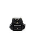 CHANEL TRIPLE POCKET BACKPACK CAVIAR BLACK LGHW (MICROCHIP)
