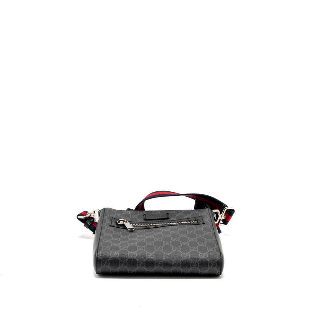 GUCCI MESSENGER BAG GG SUPREME CANVAS BLACK/ MULTICOLOUR SHW