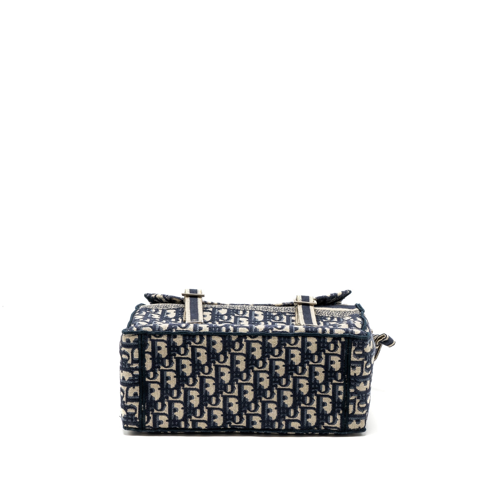 DIOR DIORCAMP MESSENGER BAG BLUE OBLIQUE EMBROIDERY SHW