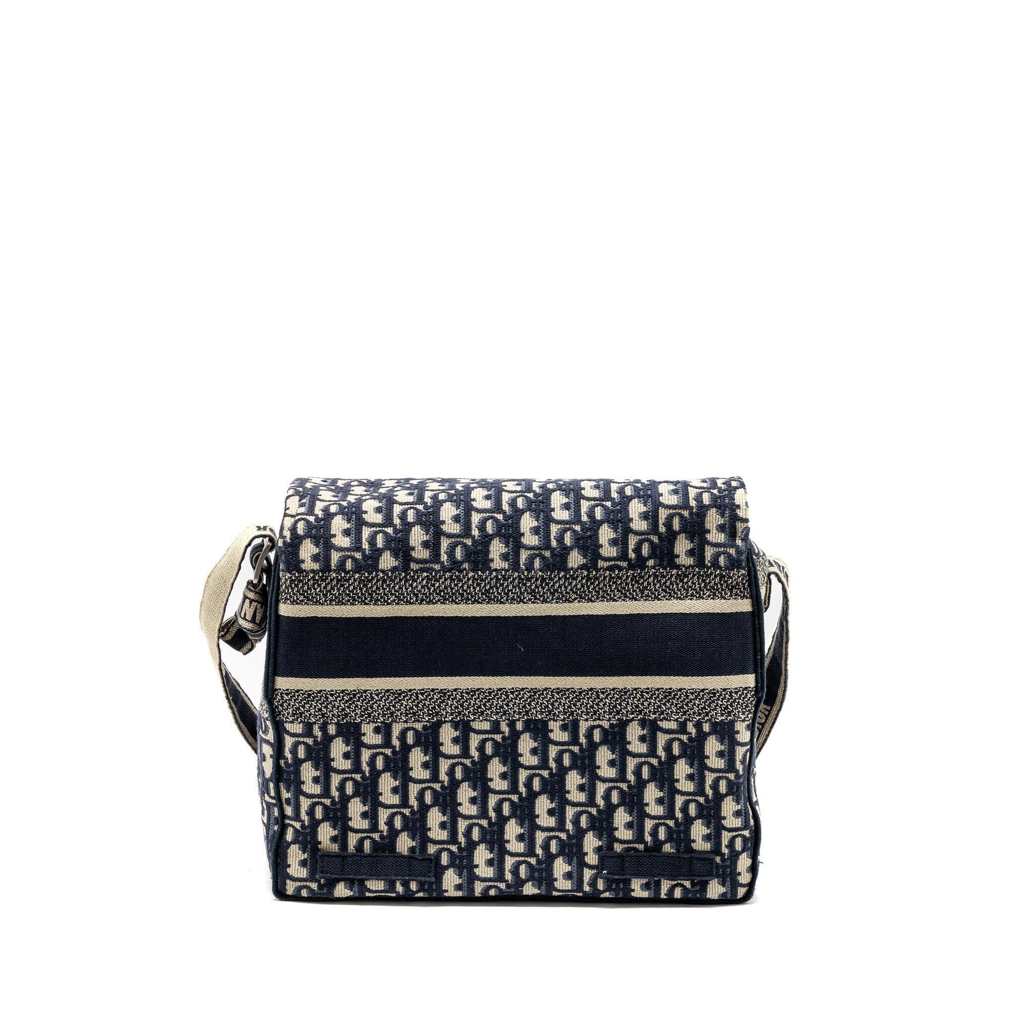 DIOR DIORCAMP MESSENGER BAG BLUE OBLIQUE EMBROIDERY SHW