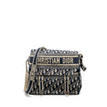 DIOR DIORCAMP MESSENGER BAG BLUE OBLIQUE EMBROIDERY SHW