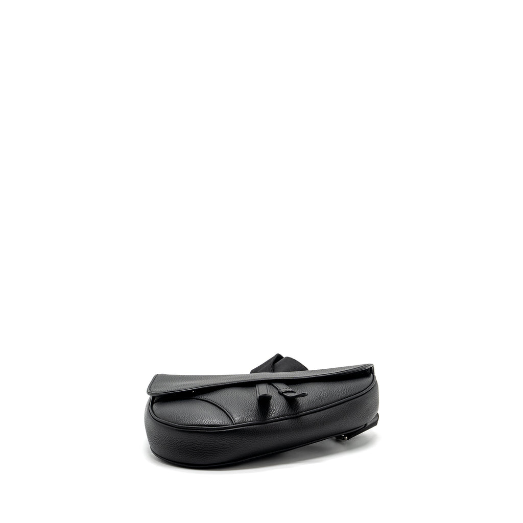 DIOR HOMME SADDLE BAG CALFSKIN BLACK SHW