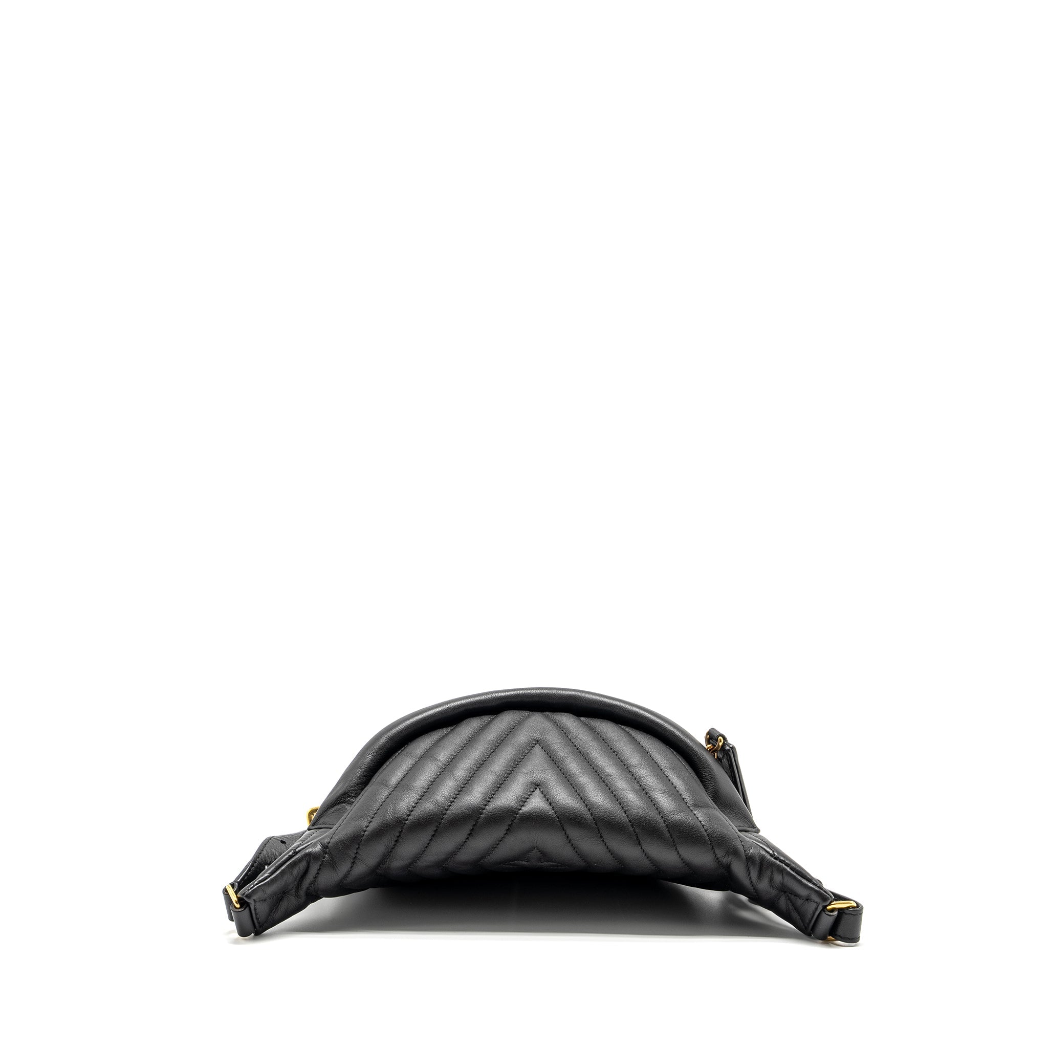 LOUIS VUITTON NEW WAVE BUMBAG CALFSKIN BLACK GHW