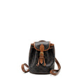 CELINE MINI BACKPACK FOLCO TRIOMPHE CANVAS CALFSKIN TAN GHW
