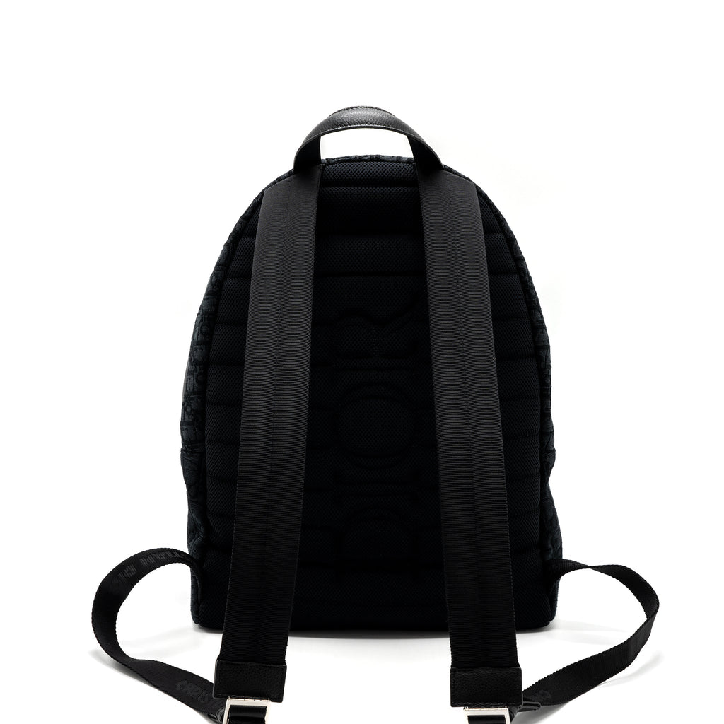 DIOR RIDER BACKPACK BLACK DIOR OBLIQUE JACQUARD SHW