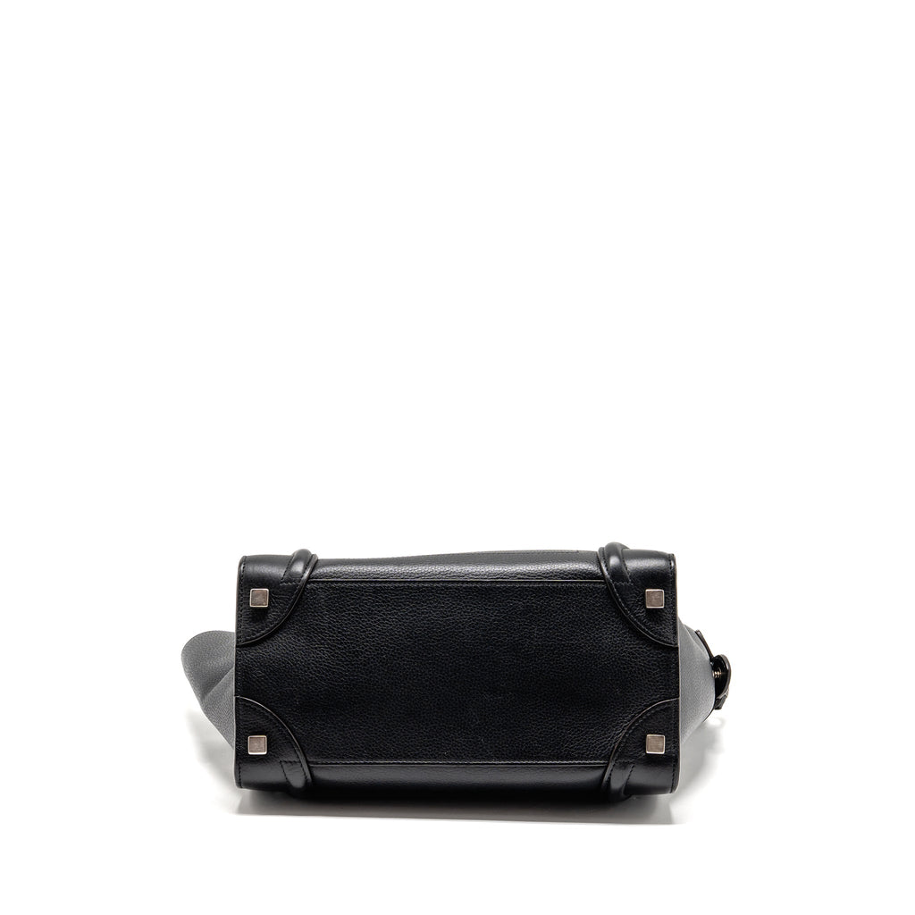 CELINE MICRO LUGGAGE BAG CALFSKIN BLACK SHW