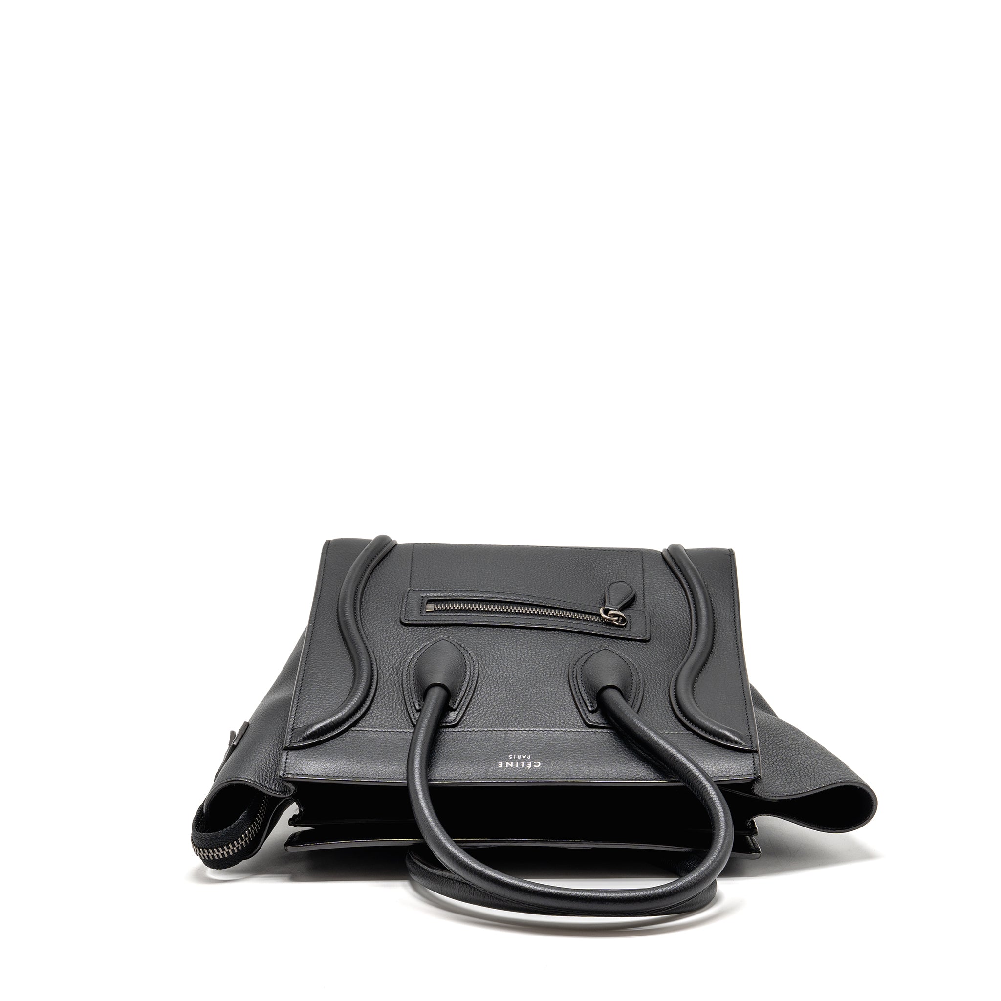 CELINE MICRO LUGGAGE BAG CALFSKIN BLACK SHW