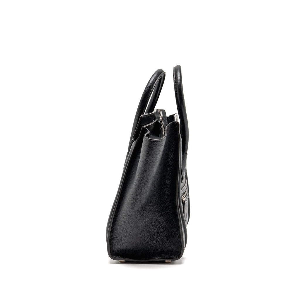 CELINE MICRO LUGGAGE BAG CALFSKIN BLACK SHW