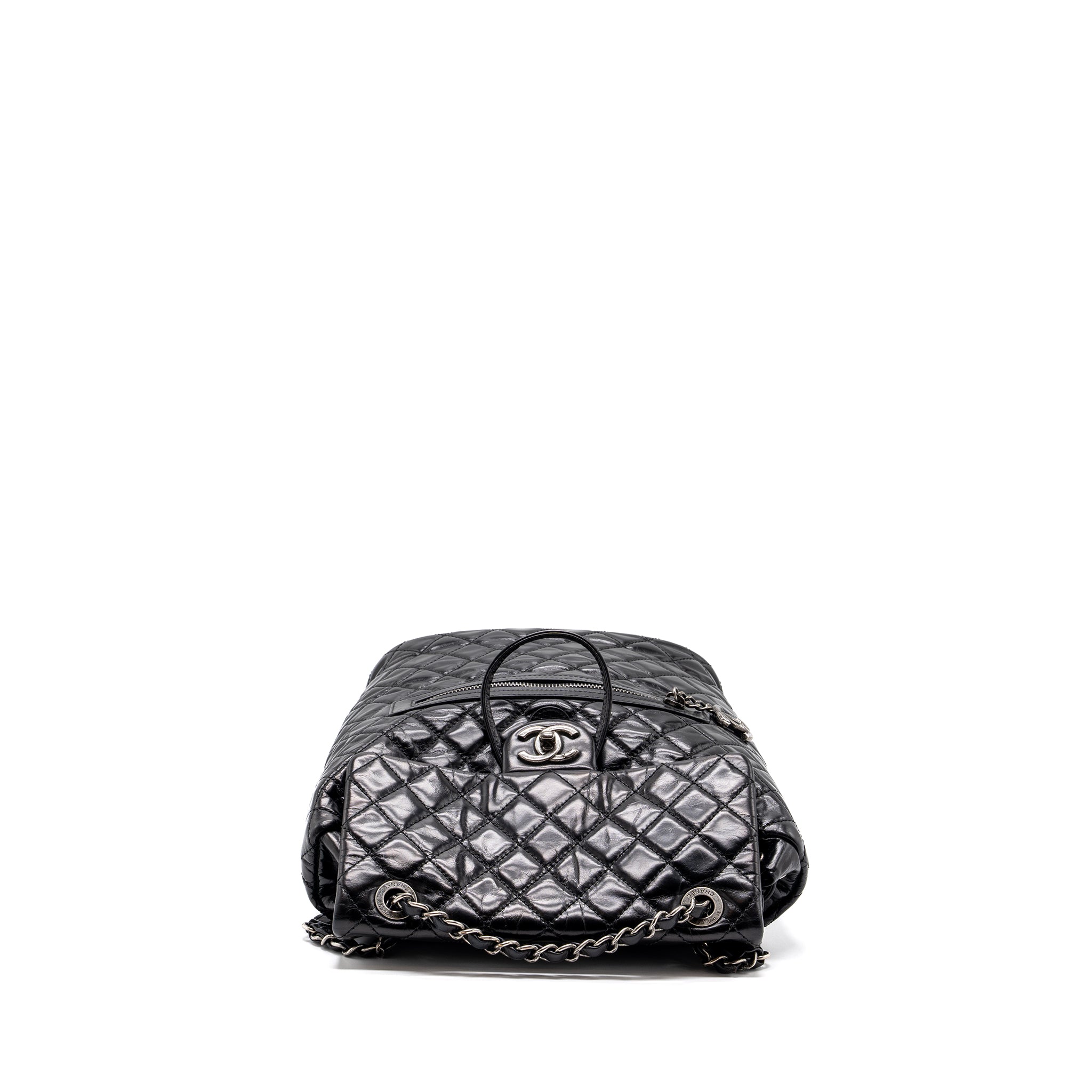 CHANEL LARGE QUILTED MOUNTAIN  BACKPACK CALFSKIN BLACK SHW