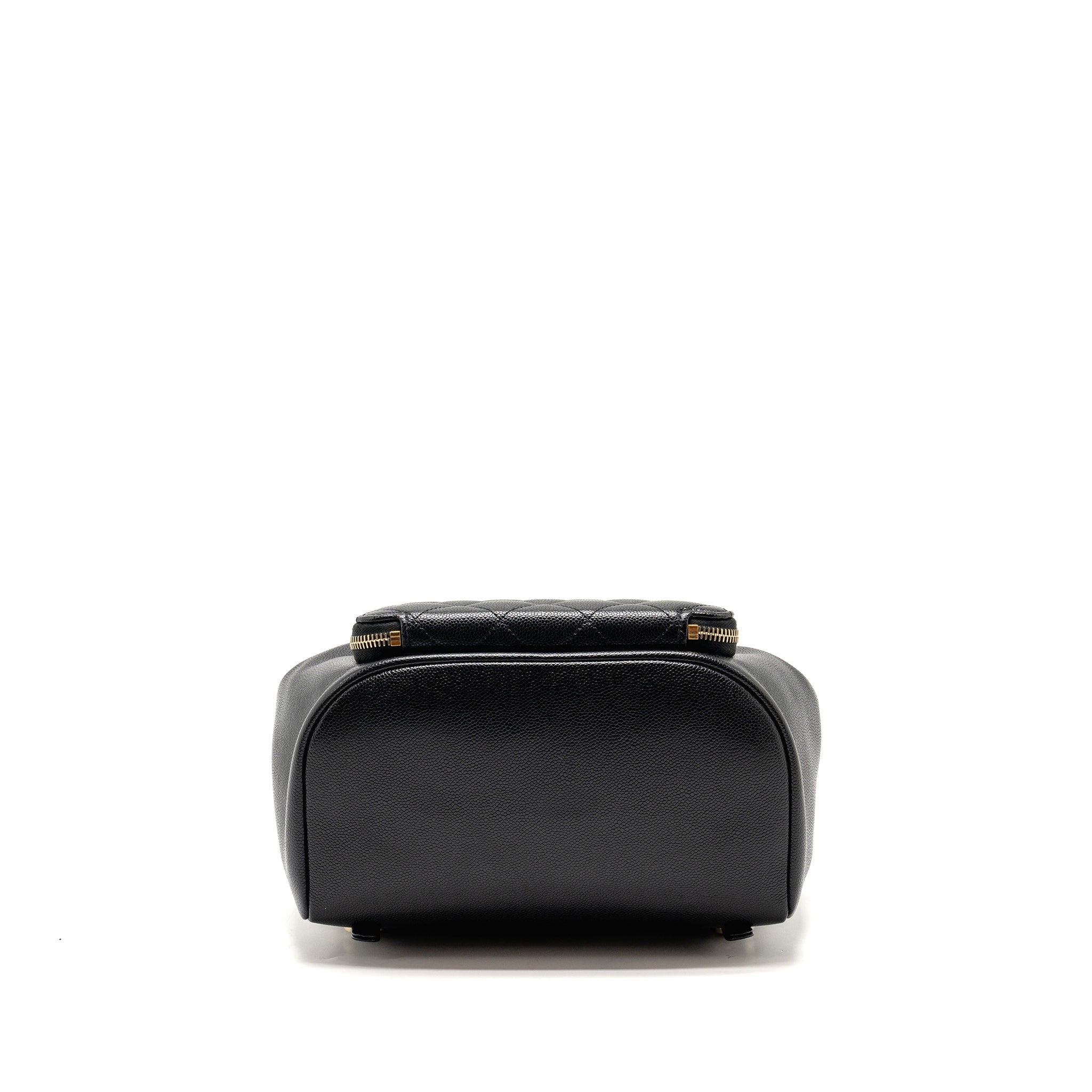 CHANEL AFFINITY BACKPACK CAVIAR BLACK LGHW (MICROCHIP)