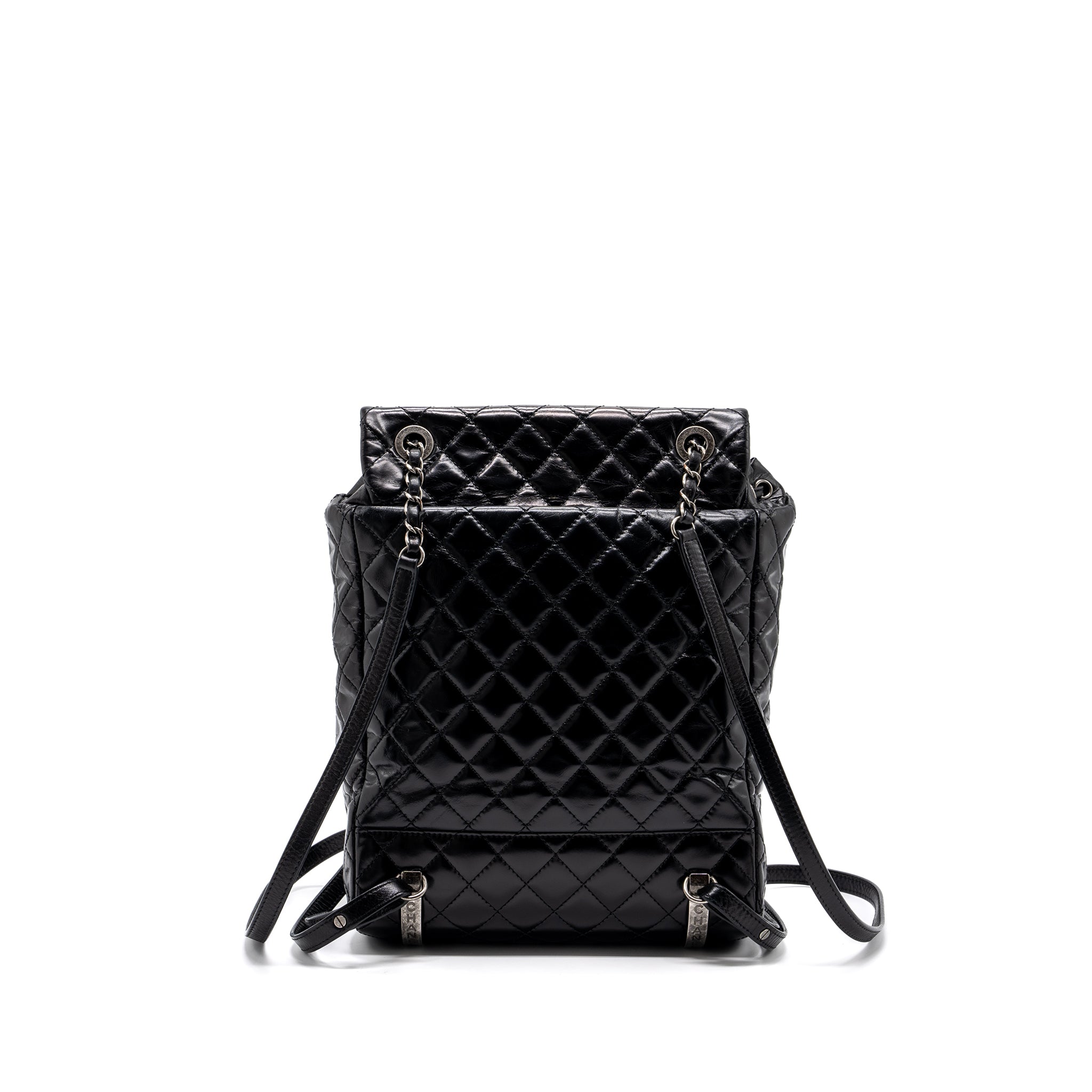 CHANEL LARGE QUILTED MOUNTAIN  BACKPACK CALFSKIN BLACK SHW