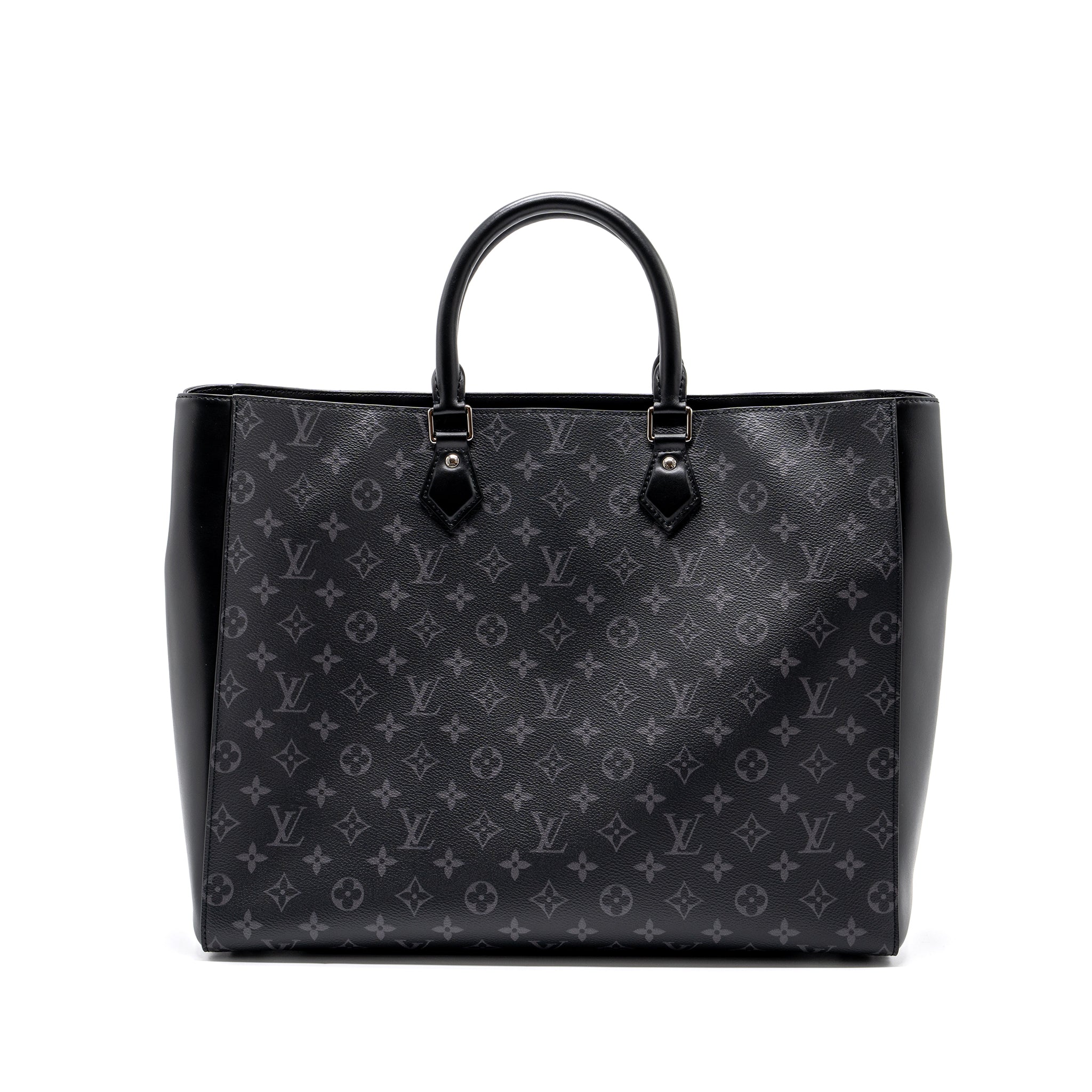 LOUIS VUITTON DOUBLE GRAND SAC MONOGRAM ECLIPSE CANVAS SHW