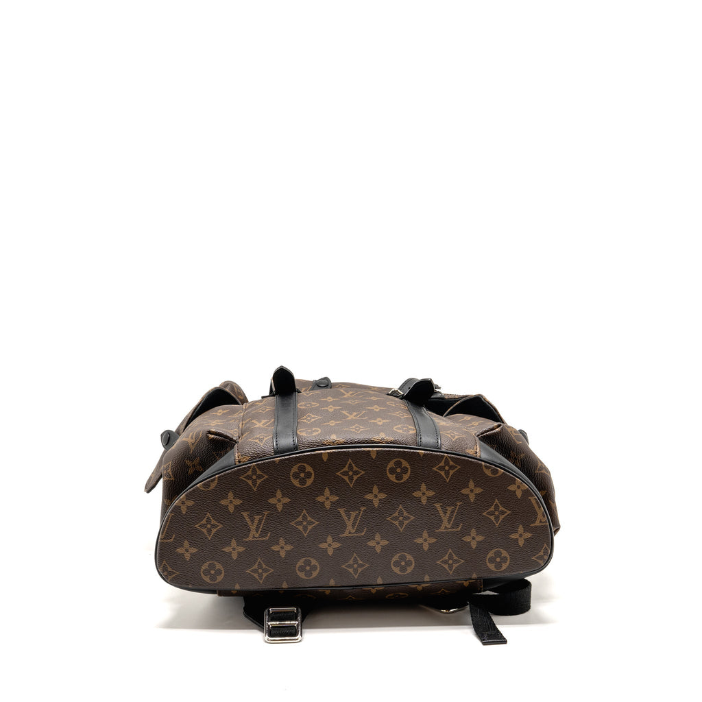 LOUIS VUITTON CHRISTOPHER BACKPACK MONOGRAM MACASSAR CANVAS SHW