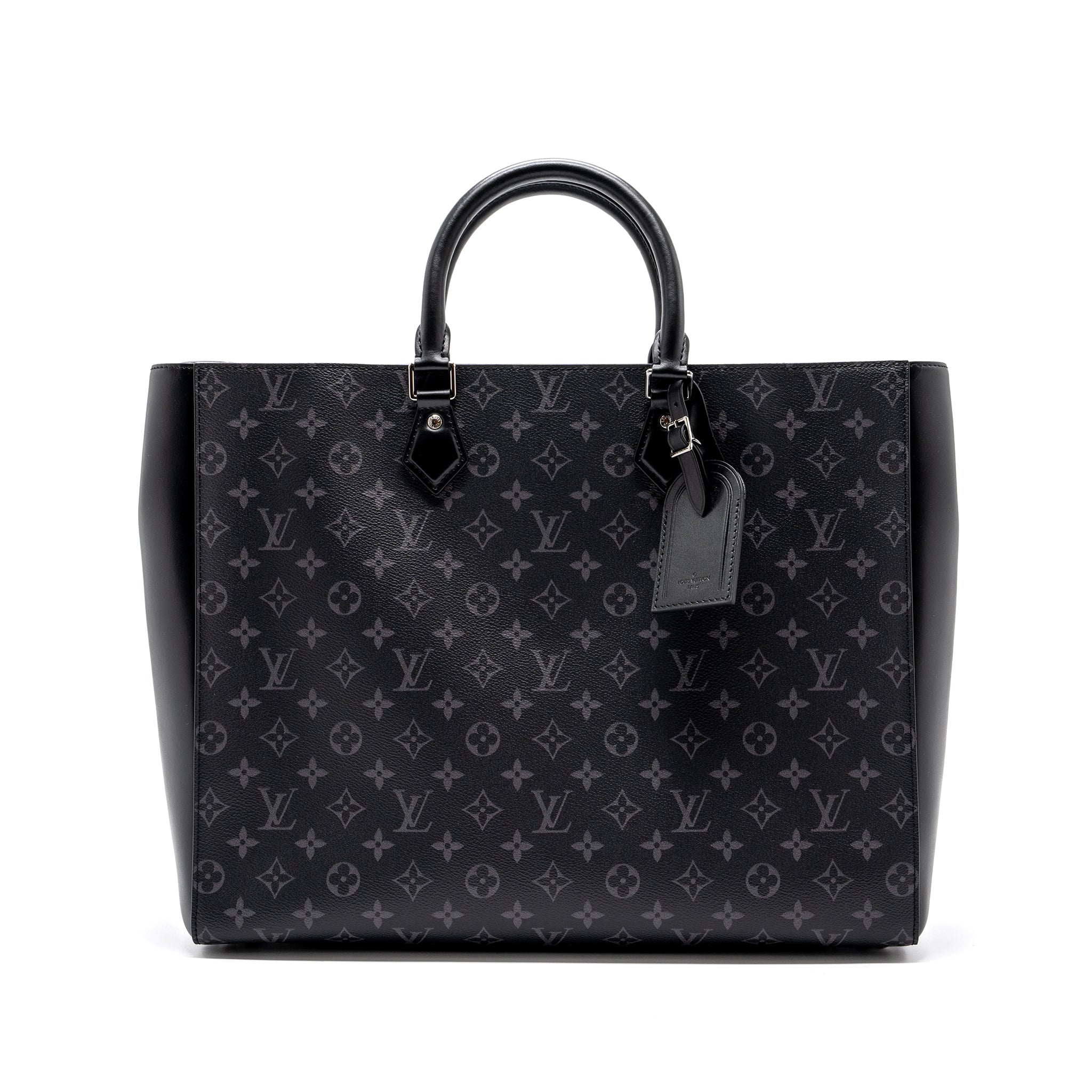 LOUIS VUITTON DOUBLE GRAND SAC MONOGRAM ECLIPSE CANVAS SHW