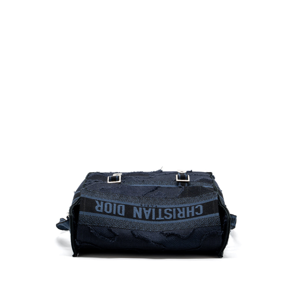 DIOR DIORCAMP MESSENGER BAG CANVAS DARK BLUE SHW