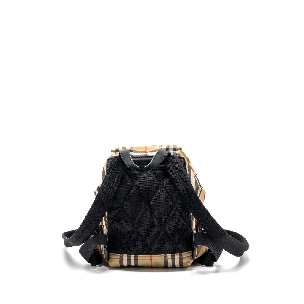 BURBERRY MINI BACKPACK NYLON MULTICOLOR GHW