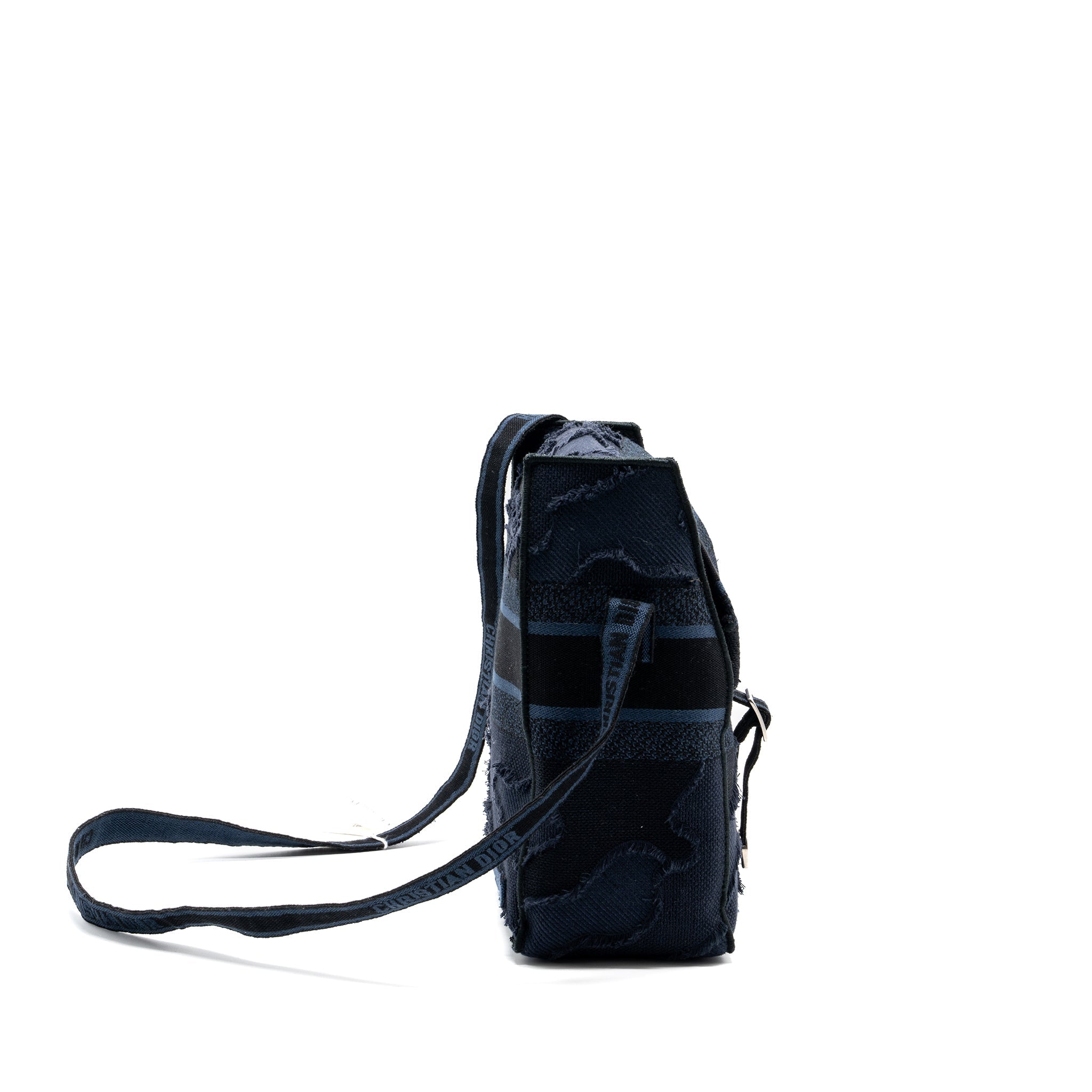 DIOR DIORCAMP MESSENGER BAG CANVAS DARK BLUE SHW