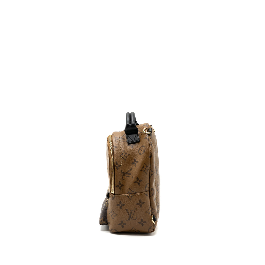 LOUIS VUITTON MINI PALM SPRING BACKPACK REVERSE MONOGRAM CANVAS GHW