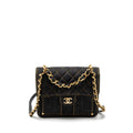 CHANEL 23S FLAP BACKPACK DENIM DARK BLUE BRUSHED GHW (MICROCHIP)