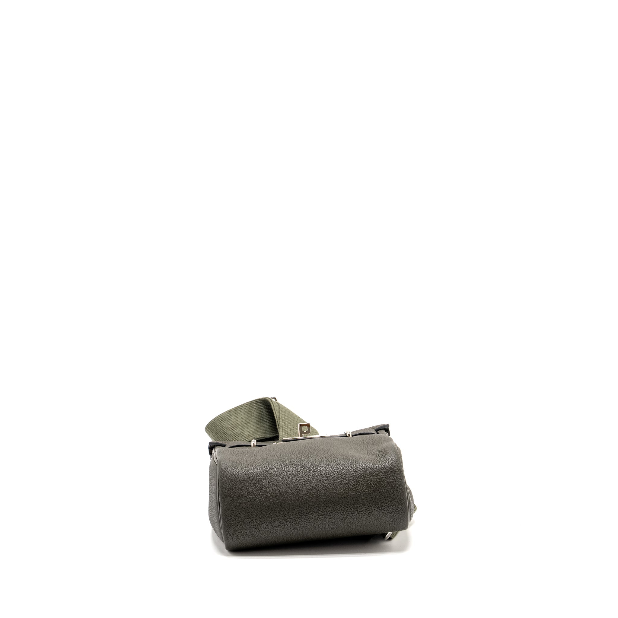 HERMES HAC A DOS PM BACKPACK TOGO VERT DE GRIS SHW