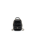 CHANEL 24C MINI BACKPACK / CROSSBODY BAG CAVIAR BLACK LGHW (MICROCHIP)
