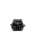 CHANEL 23P MINI TRIPLE PACK BACKPACK CAVIAR BLACK LGHW (MICROCHIP)