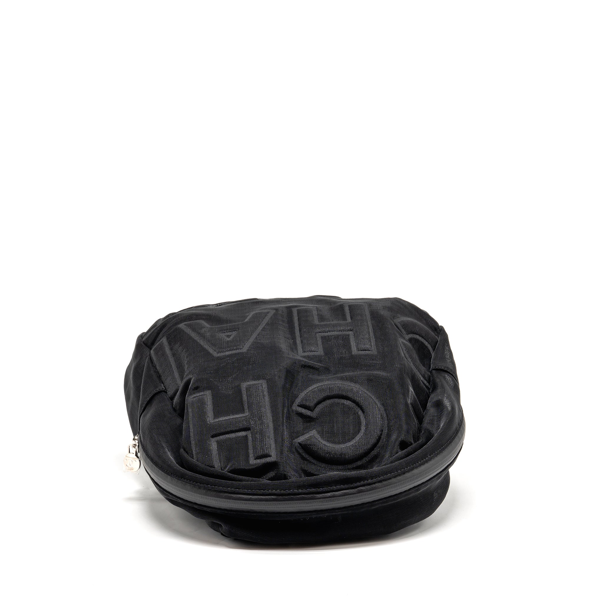 CHANEL COCO NEIGE BACKPACK MESH BLACK SHW