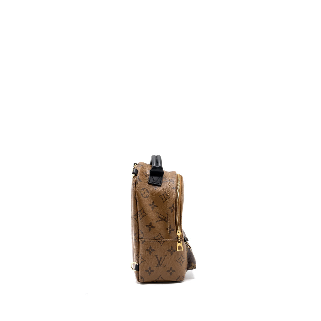 LOUIS VUITTON PALM SPRING MINI BACKPACK REVERSE MONOGRAM CANVAS GHW