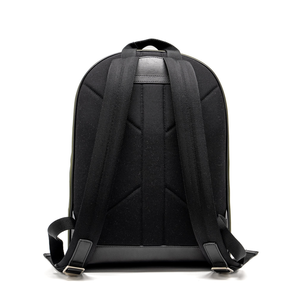 BURBERRY LOGO / ICON STRIPE BACKPACK NYLON DARK GREEN/MULTICOLOUR SHW