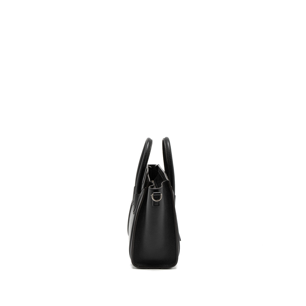 CELINE NANO LUGGAGE BAG CALFSKIN BLACK SHW