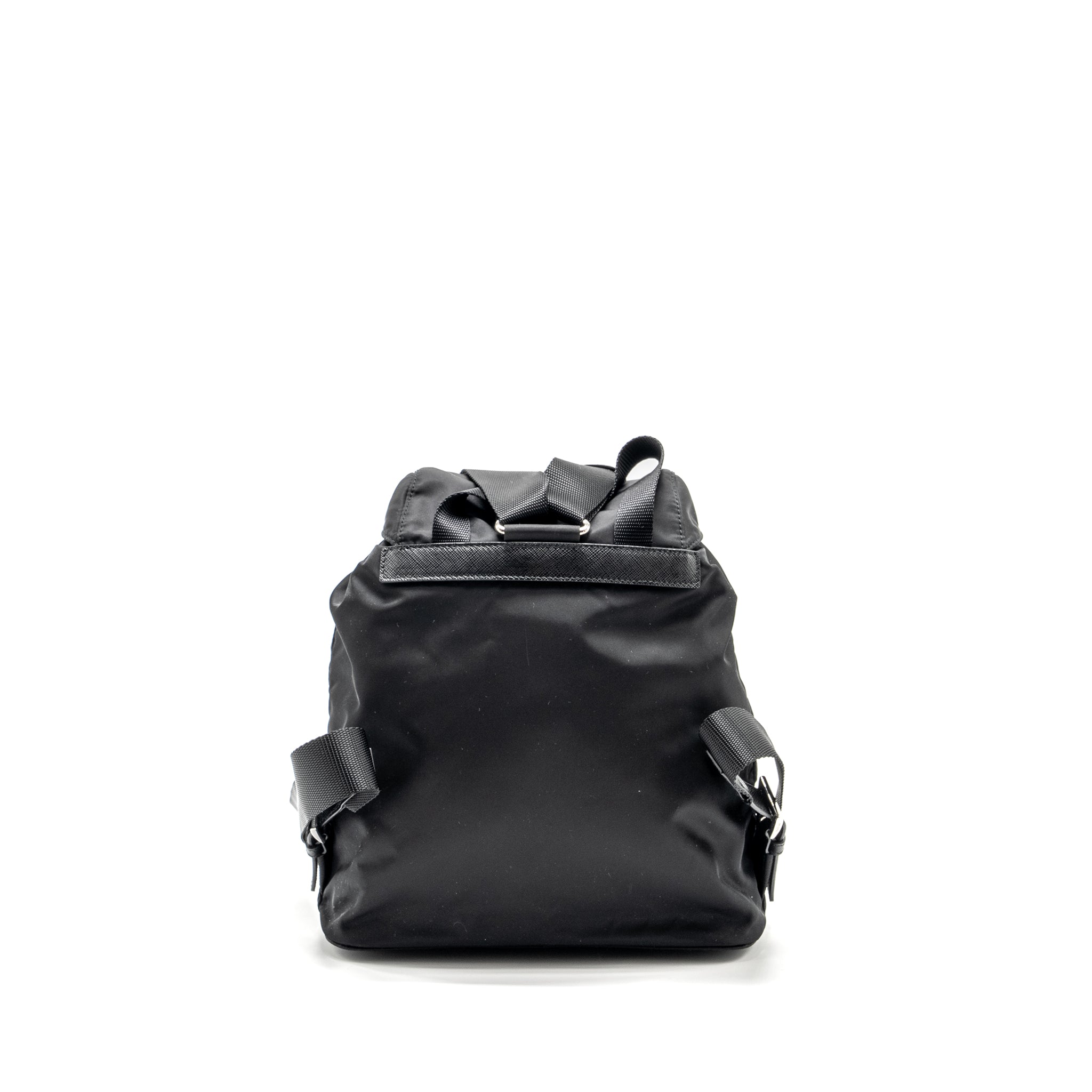 PRADA SMALL RE-NYLON BACKPACK BLACK SHW
